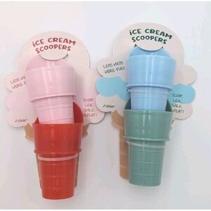 Plastic Ice Cream Scoop Holders Set of 2 (4pcs Total) Target Playground